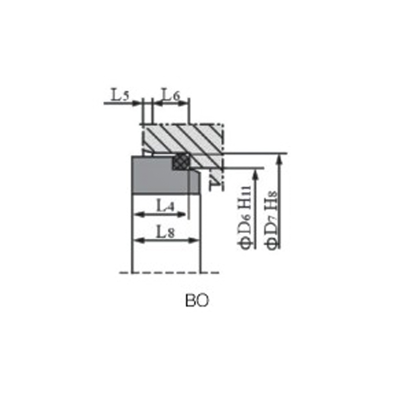 Balance Type Mechanical Seal With O-ring Sationary Seat