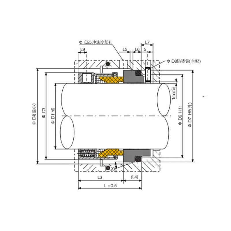 Water Pump Multi Spring O-Ring Mechanical Seal