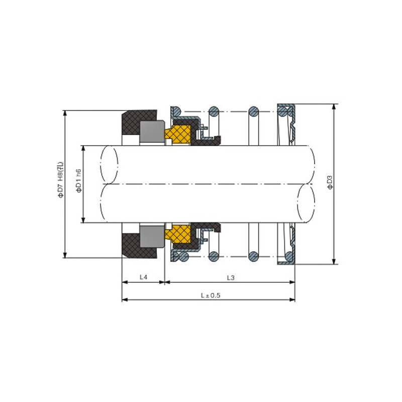 Single Spring Bellow Mechanical Pump Shaft Seal