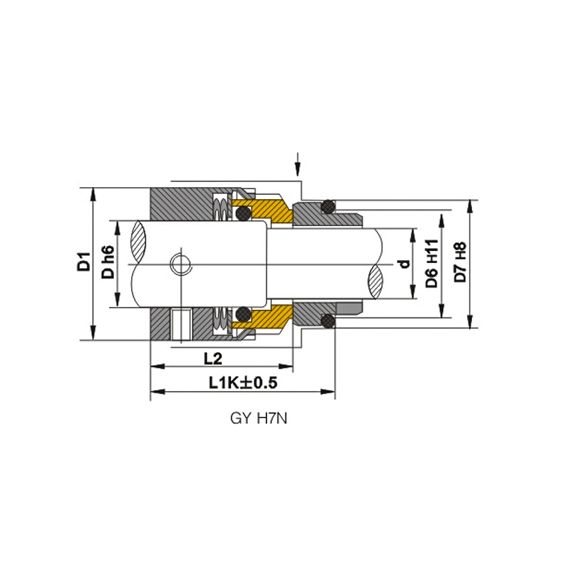 O-ring Multi Wave Spring Mechanical Seal for Industrial Pump