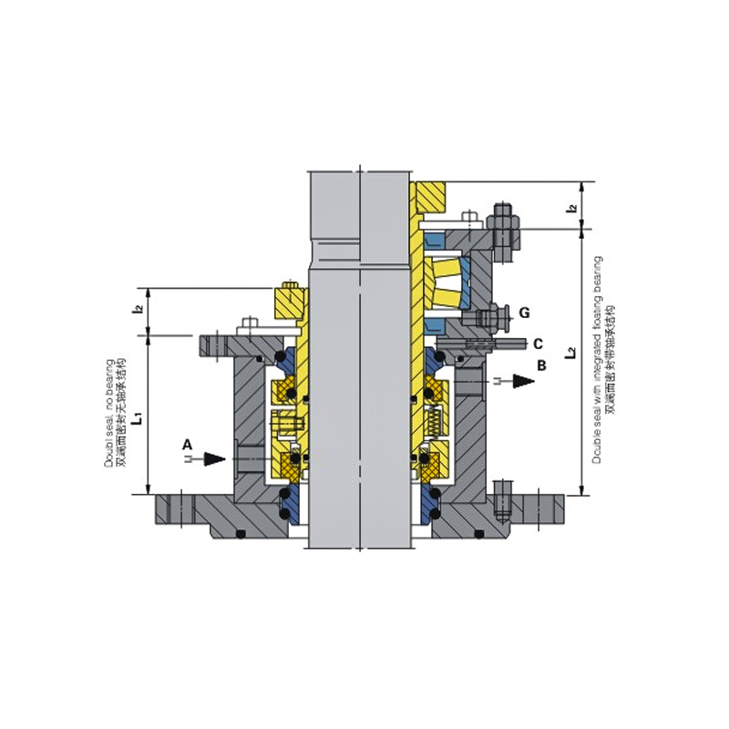 Agitator Top Entry Mixer Cartridge Mechanical Seal